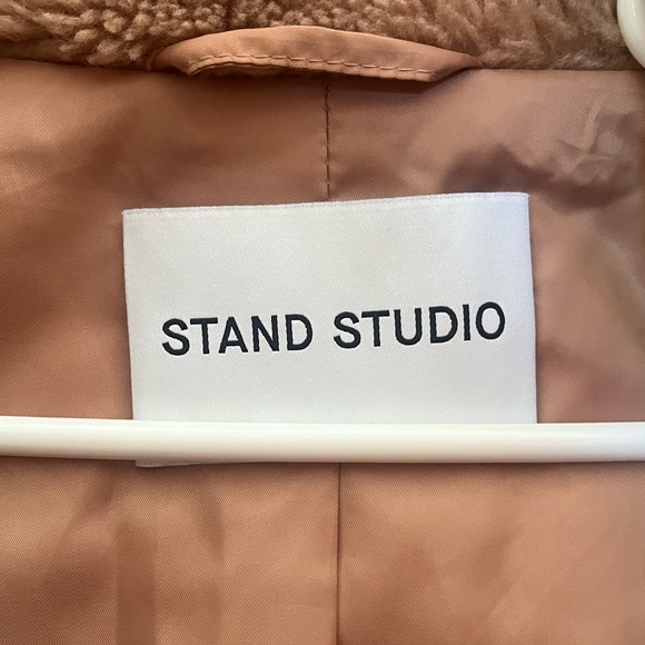 Stand Studio Marina faux shearling jacket - Picture 8 of 9